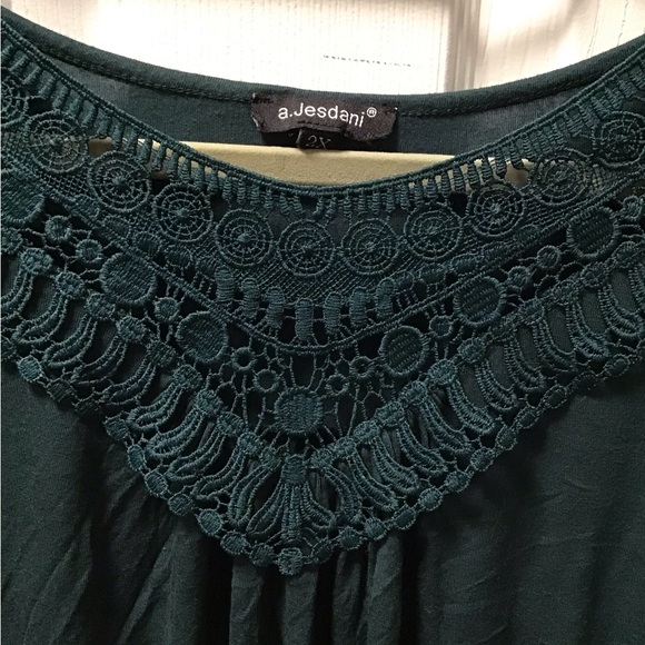 a.Jesdani Women's Plus Size Blouses 2X - Picture 5 of 6